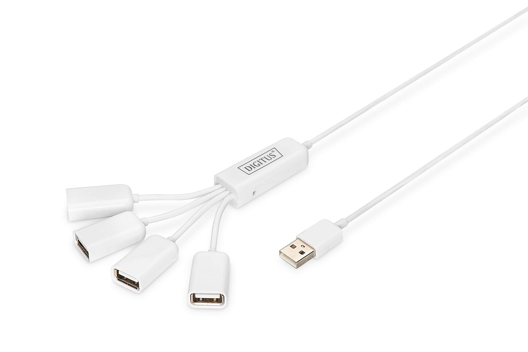digitus-unique-spider-usb-hub-4-port-usb-2-0-wei-1-m-kabel image 1