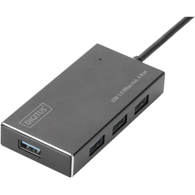 digitus-unique-usb-hub-4-port-usb-3-2-gen1-verteiler-mit-netzteil image 1
