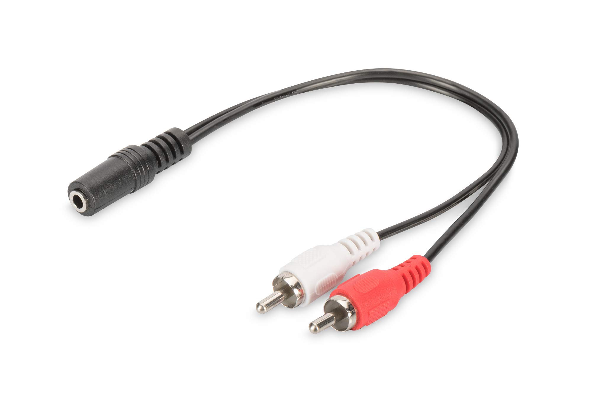 digitus-unique-audio-adapterkabel-3-5mm-rca-0-2m-schwarz image 1
