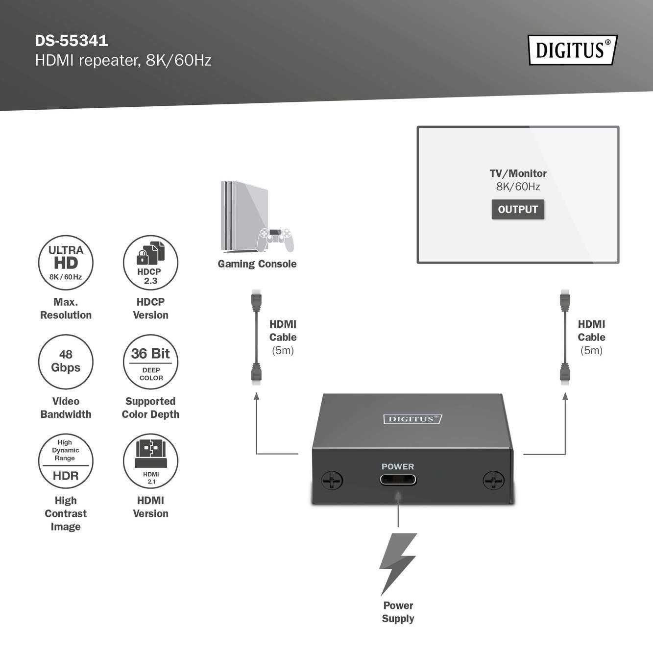 digitus-unique-hdmi-repeater-8k-60hz-10m-4k-60hz-25m image 3
