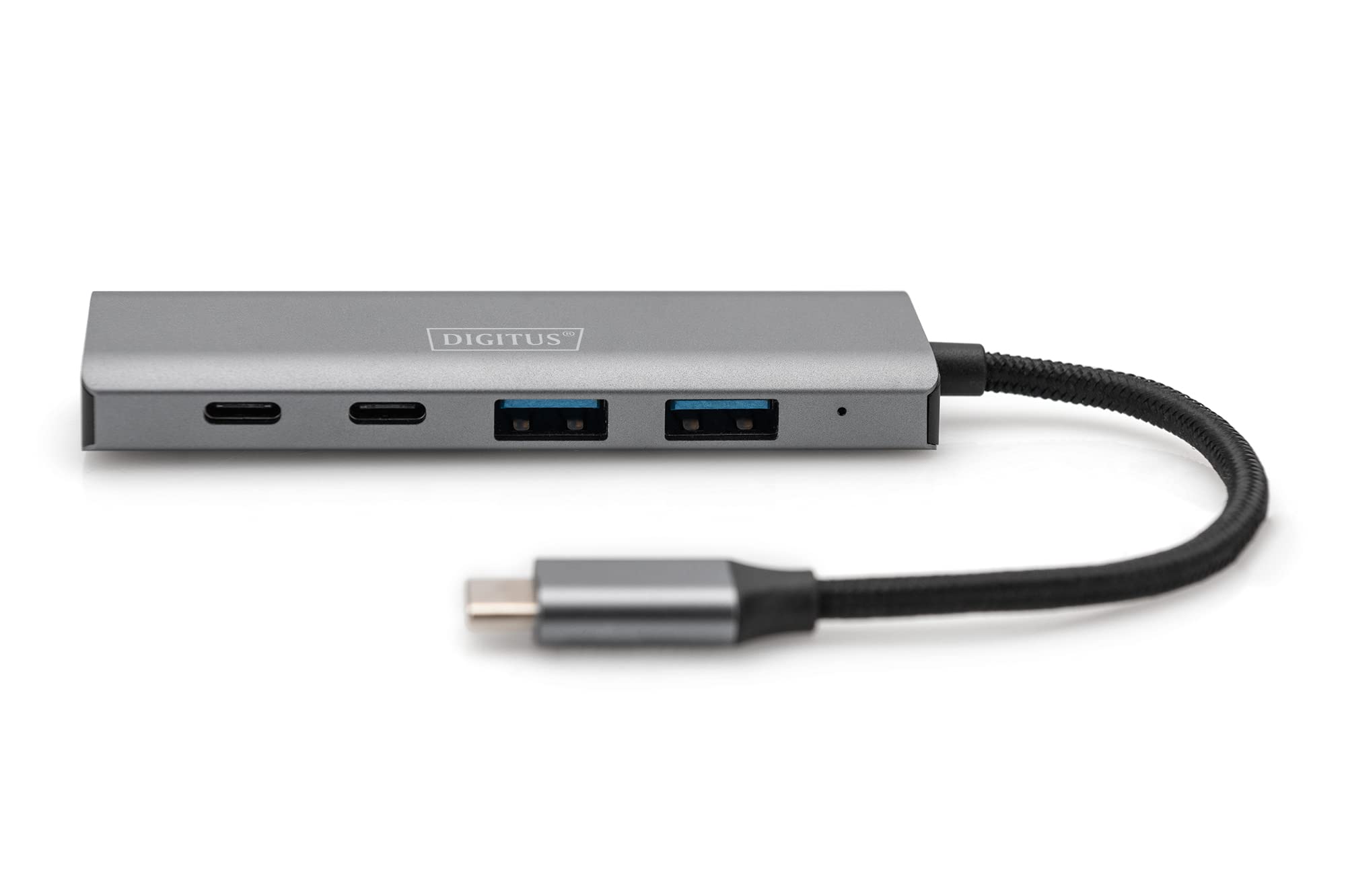 digitus-unique-da-70245-usb-hub-4-port-2x-usb-a-2x-usb-c-10-gbit-s-dunkelgrau image 7