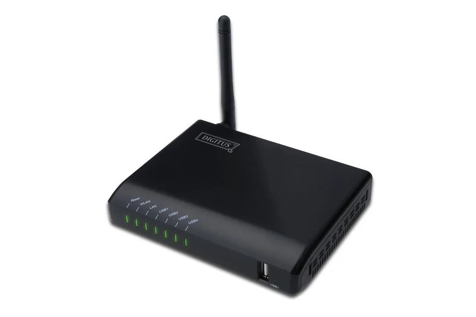 digitus-multifunktion-usb-netzwerkserver-4-port-nas-printserver-wlan-schwarz image 1
