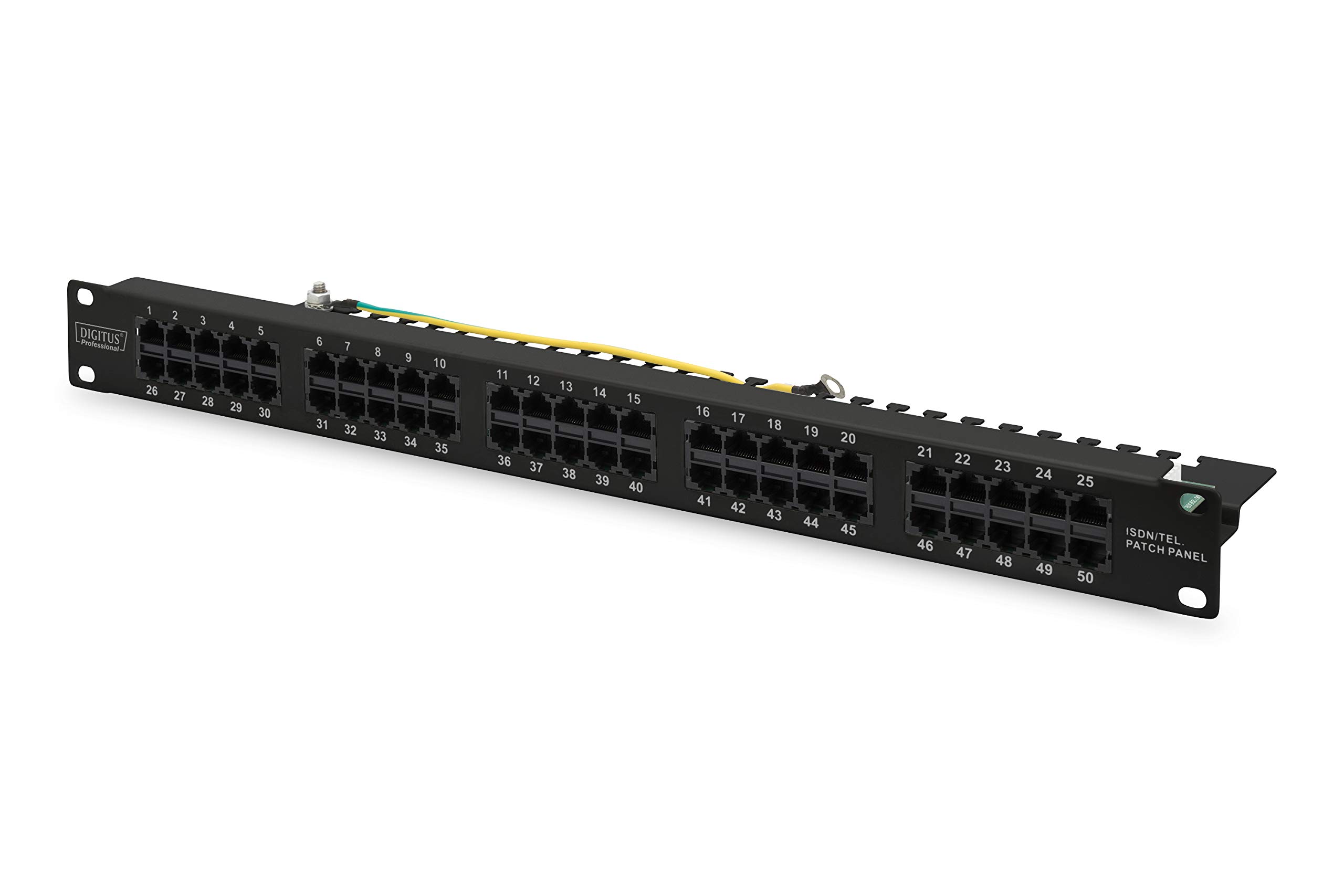 digitus-unique-patchpanel-cat5e-8-port-rj45-geschirmt-schwarz image 2