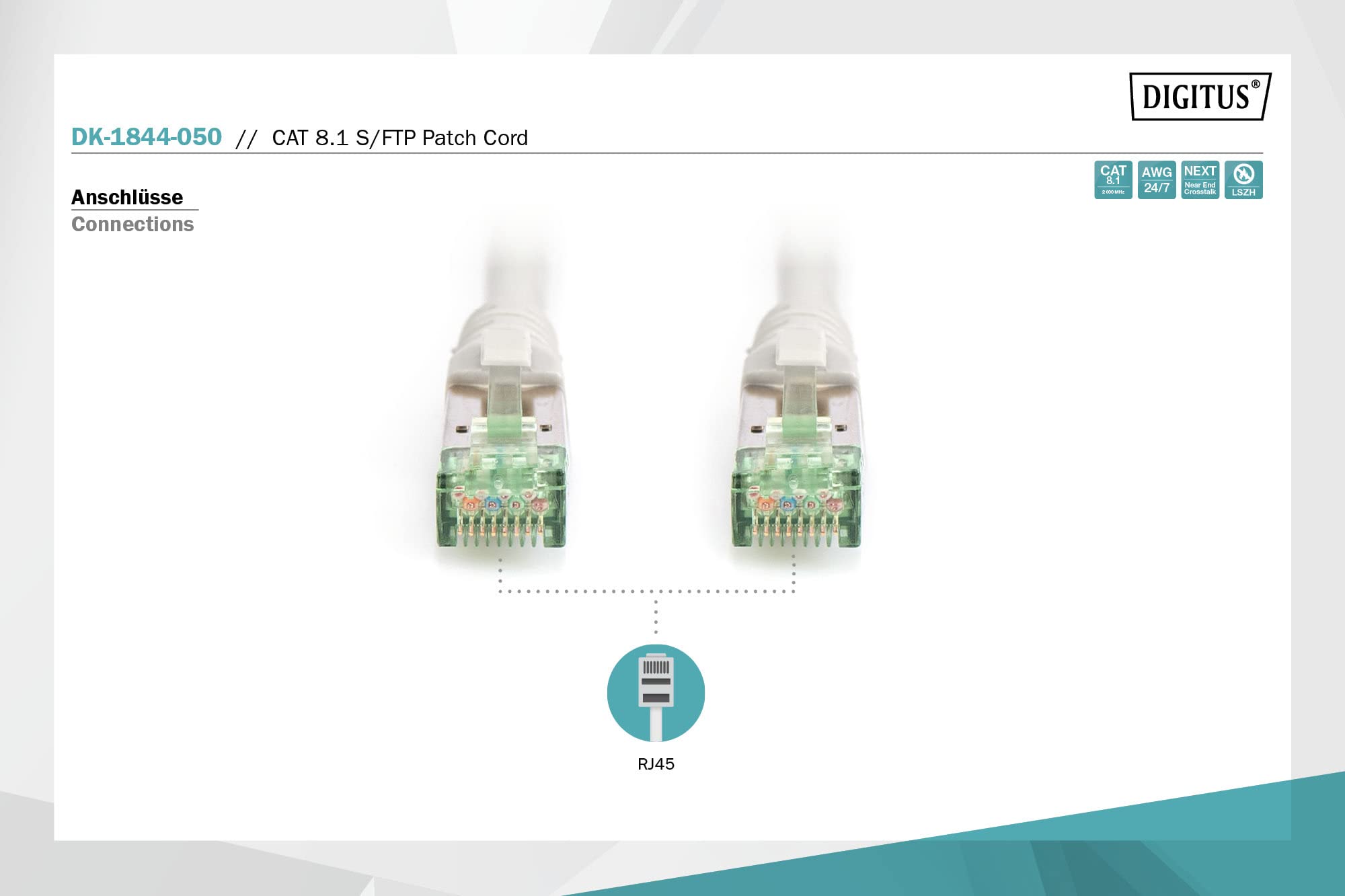 digitus-unique-lan-kabel-cat-8-1-s-ftp-5-m-grau-40-gbit-s image 3