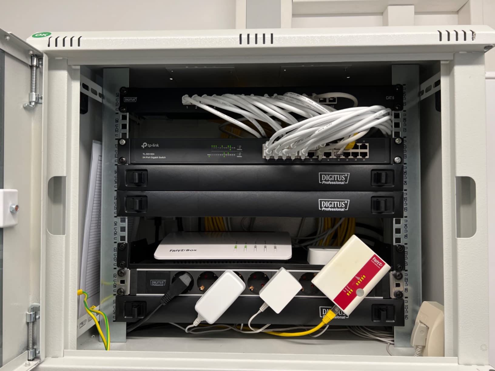 Rack sieht endlich ordentlich aus