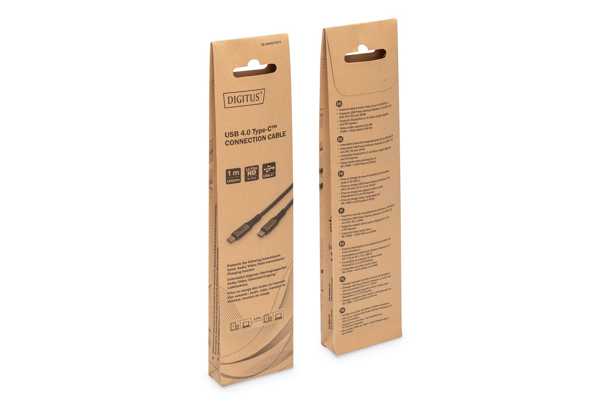 digitus-usb4-gen3-usb-c-kabel-1m-40gbit-s-240w-schwarz image 7