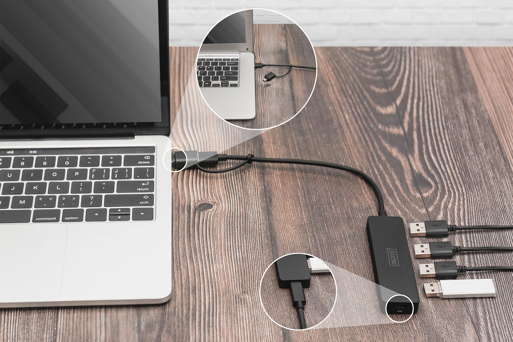 digitus-usb-hub-4-port-usb-3-2-gen1-0-2m-kabel-slim image 5