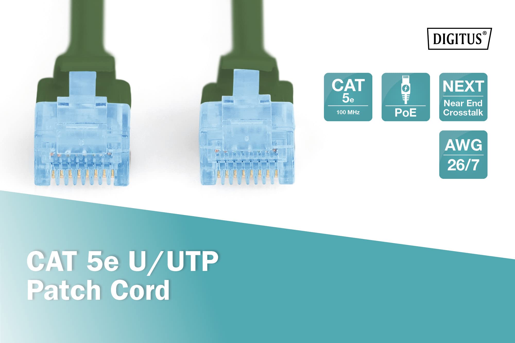 digitus-unique-lan-kabel-cat-5e-0-5-m-rj45-u-utp-gr-n image 4