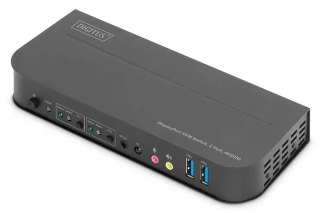 digitus-kvm-switch-2-port-4k-60hz-dp-hdmi-usb-3-0 image 1