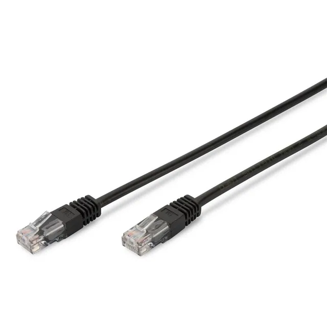 digitus-cat-5e-netzwerkkabel-1m-schwarz-u-utp-gigabit image 1
