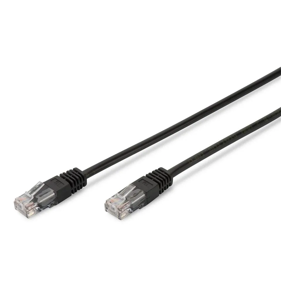 digitus-cat-5e-netzwerkkabel-1m-schwarz-u-utp-gigabit image 1