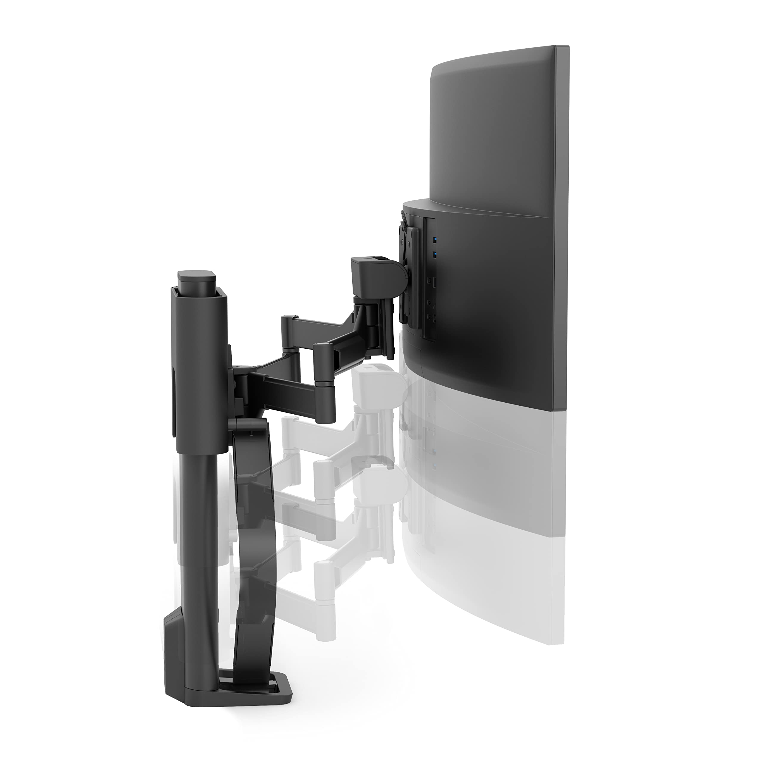 ergotron-trace-monitorhalterung-einzelmonitor-tischklemme-matte-black image 2