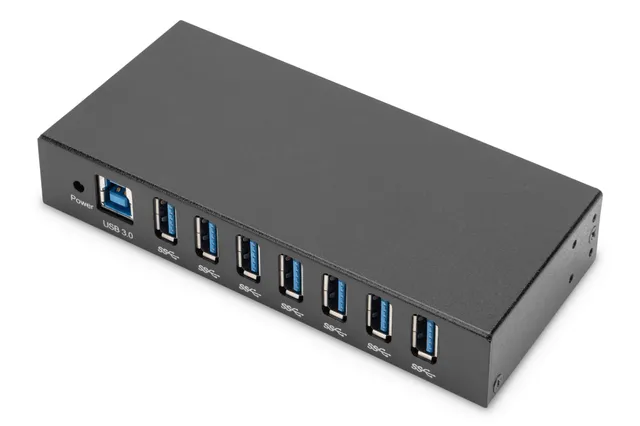 digitus-unique-industrial-usb-hub-7-port-usb-3-0-metall image 1