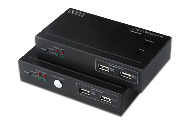 digitus-ds-51200-kvm-extender-200m-usb-schwarz image 1
