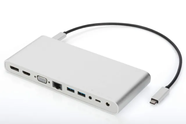 digitus-usb-c-dockingstation-12-port-4k-hdmi-dp-vga image 1