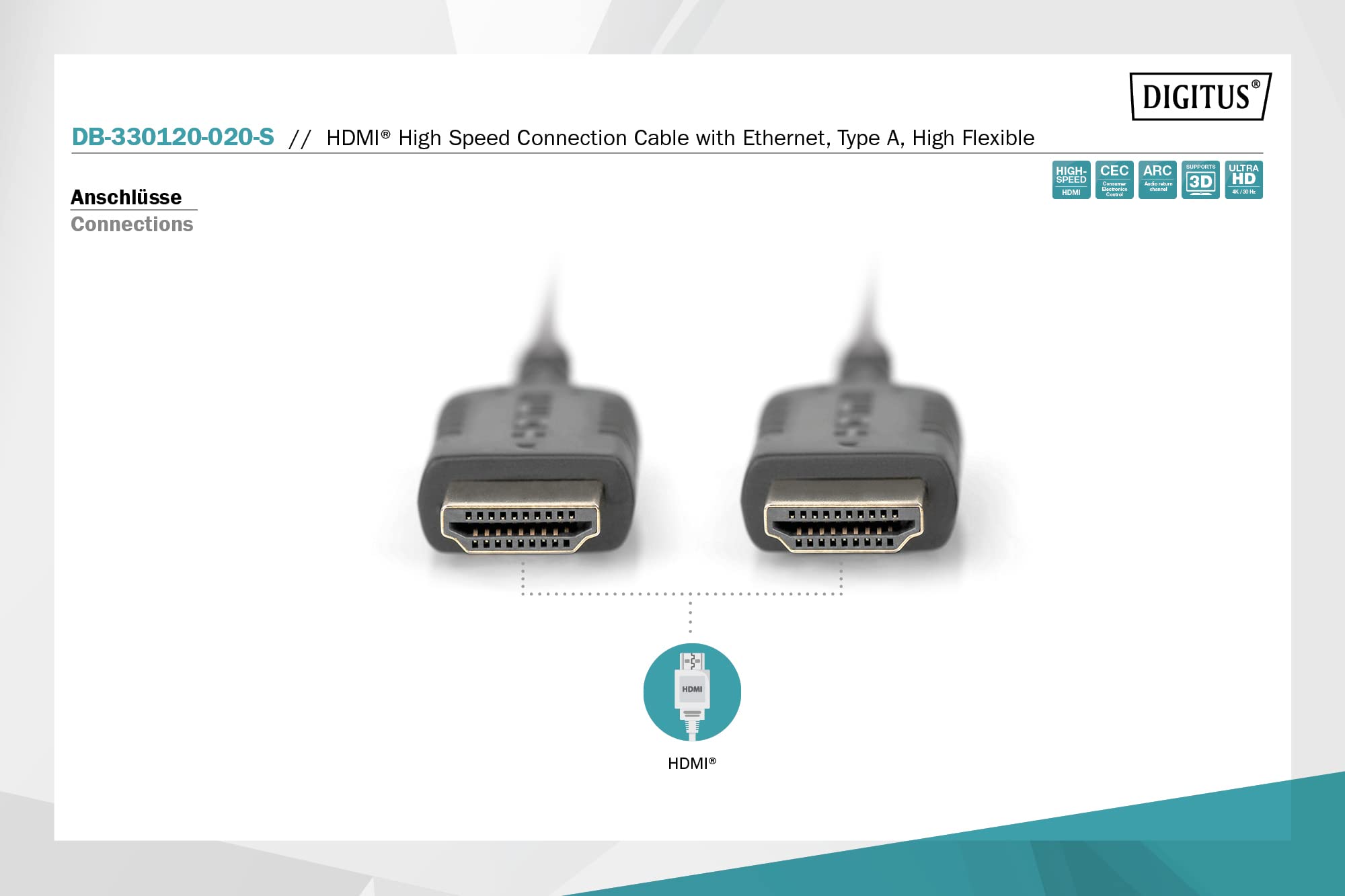 digitus-unique-hdmi-kabel-2m-4k-highflex-schwarz image 2