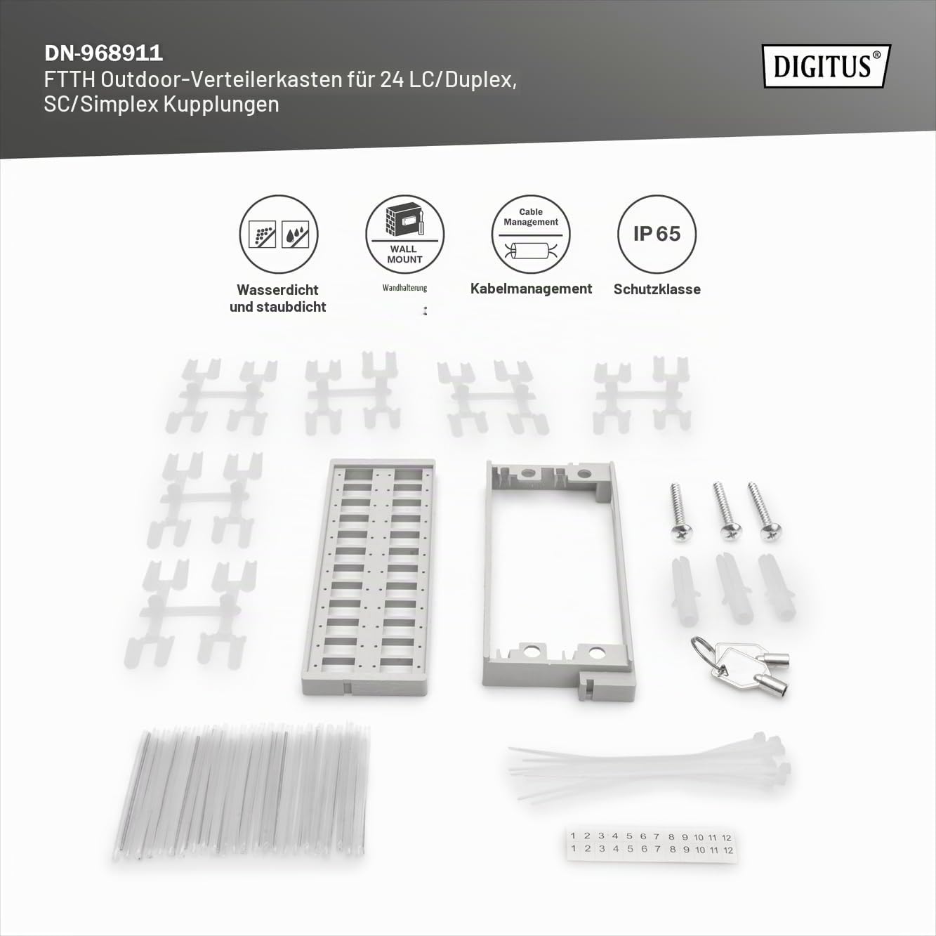 digitus-soho-slim-ftth-distributionsbox-24x-lc-ip65 image 8
