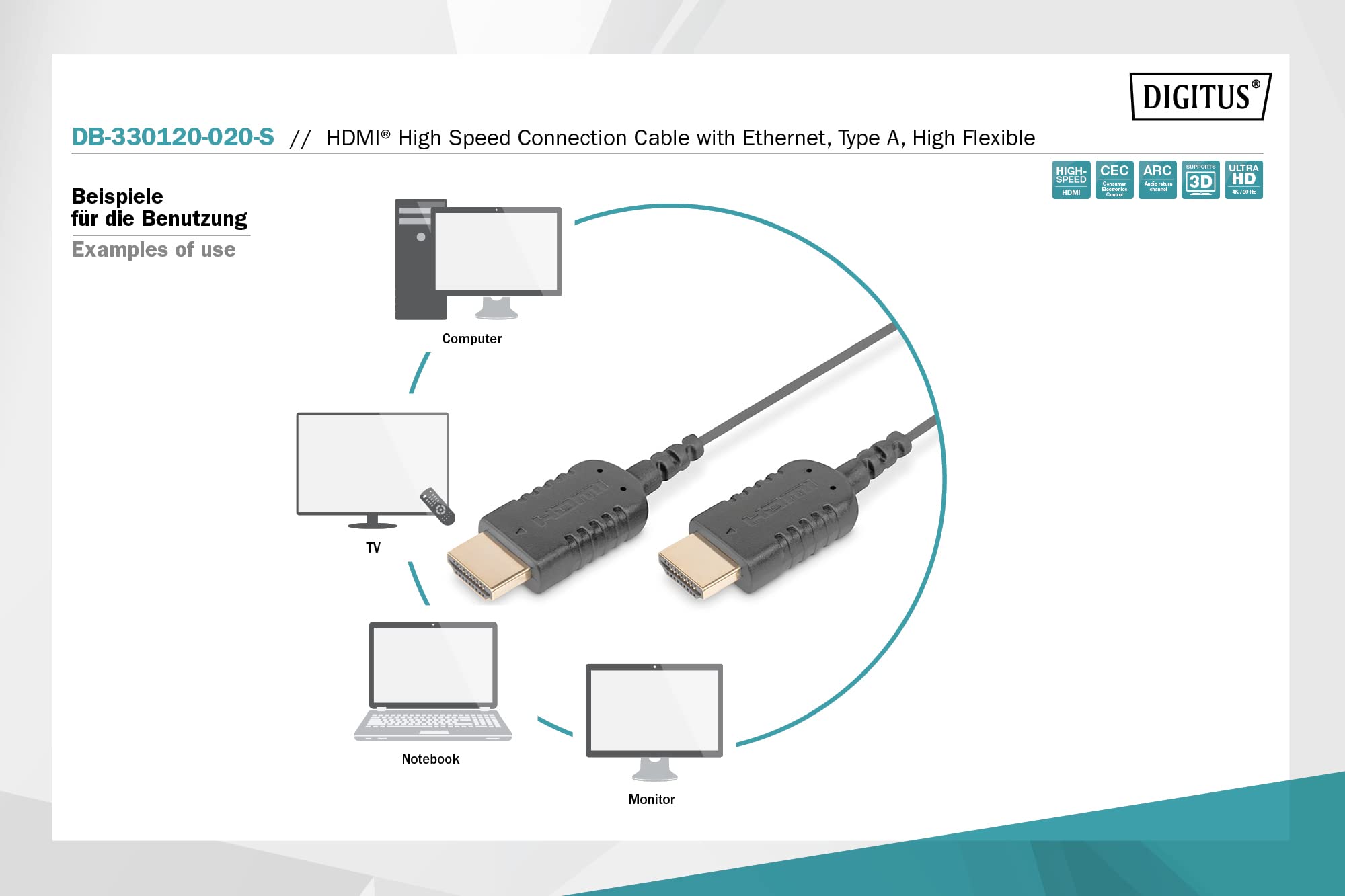 digitus-unique-hdmi-kabel-2m-4k-highflex-schwarz image 3