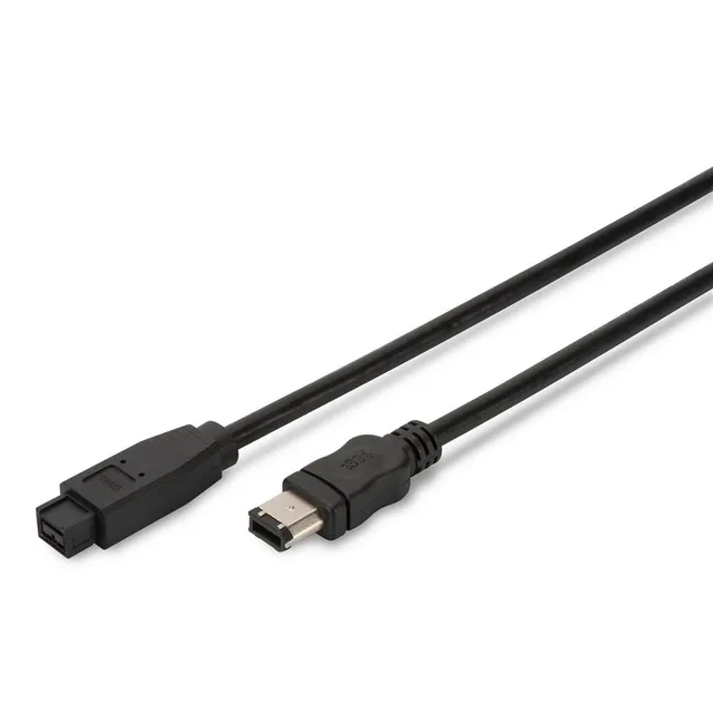 digitus-unique-firewire-800-kabel-1-8m-schwarz-800mbit image 1