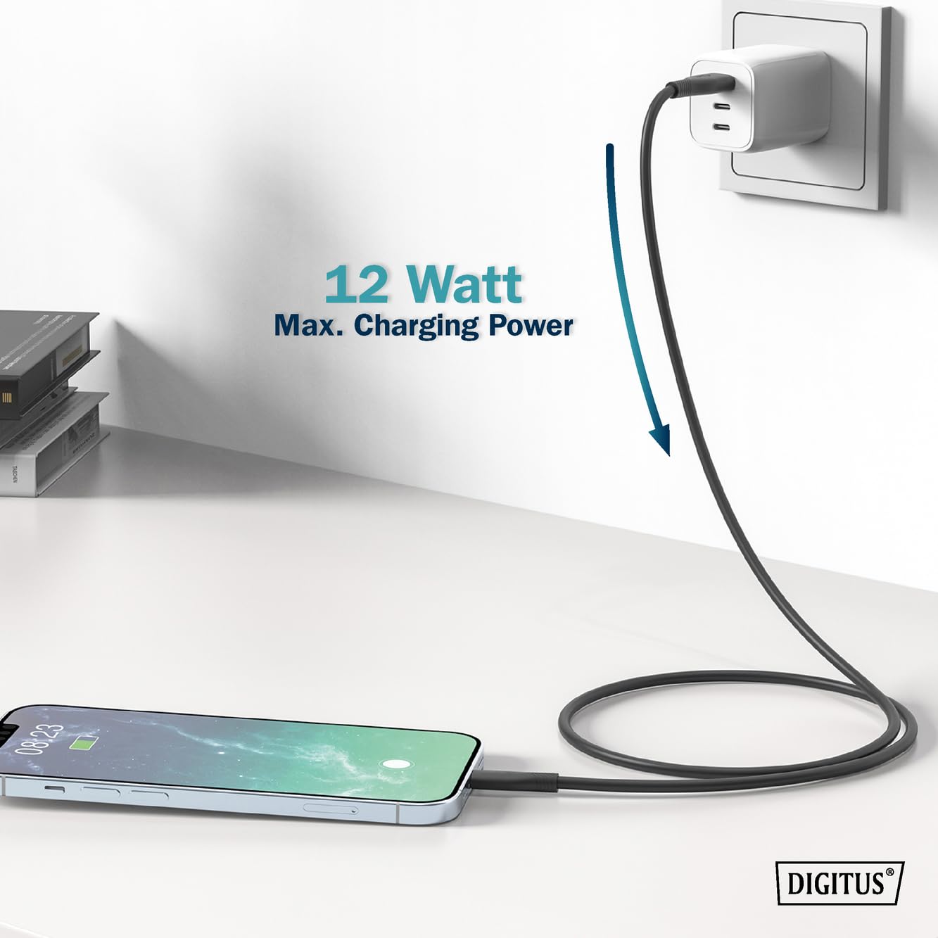 digitus-unique-lightning-ladekabel-usb-a-0-5-m-schwarz-mfi image 7