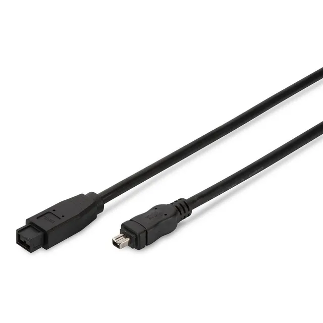 assmann-firewire-800-kabel-1-8m-9-pin-auf-4-pin-schwarz image 1