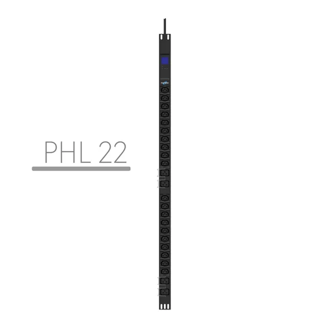powerwalker-phl22-pdu-20xc13-4xc19-steckdosenleiste-c20 image 1