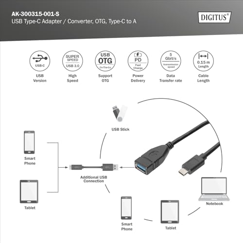 digitus-usb-3-0-otg-adapterkabel-usb-c-auf-usb-a-0-2-m image 7