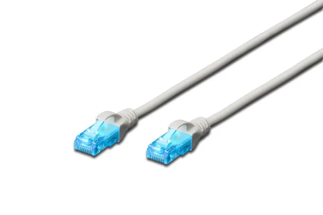 digitus-cat-5e-lan-kabel-15m-grau-utp-rj45-gigabit-netzwerkkabel image 1