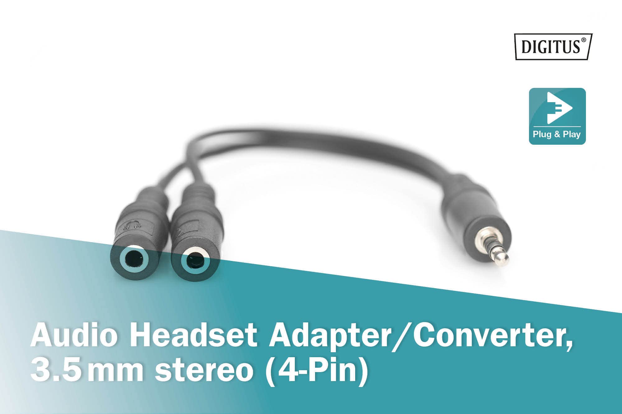 digitus-unique-headset-adapter-3-5mm-0-2m-schwarz image 5