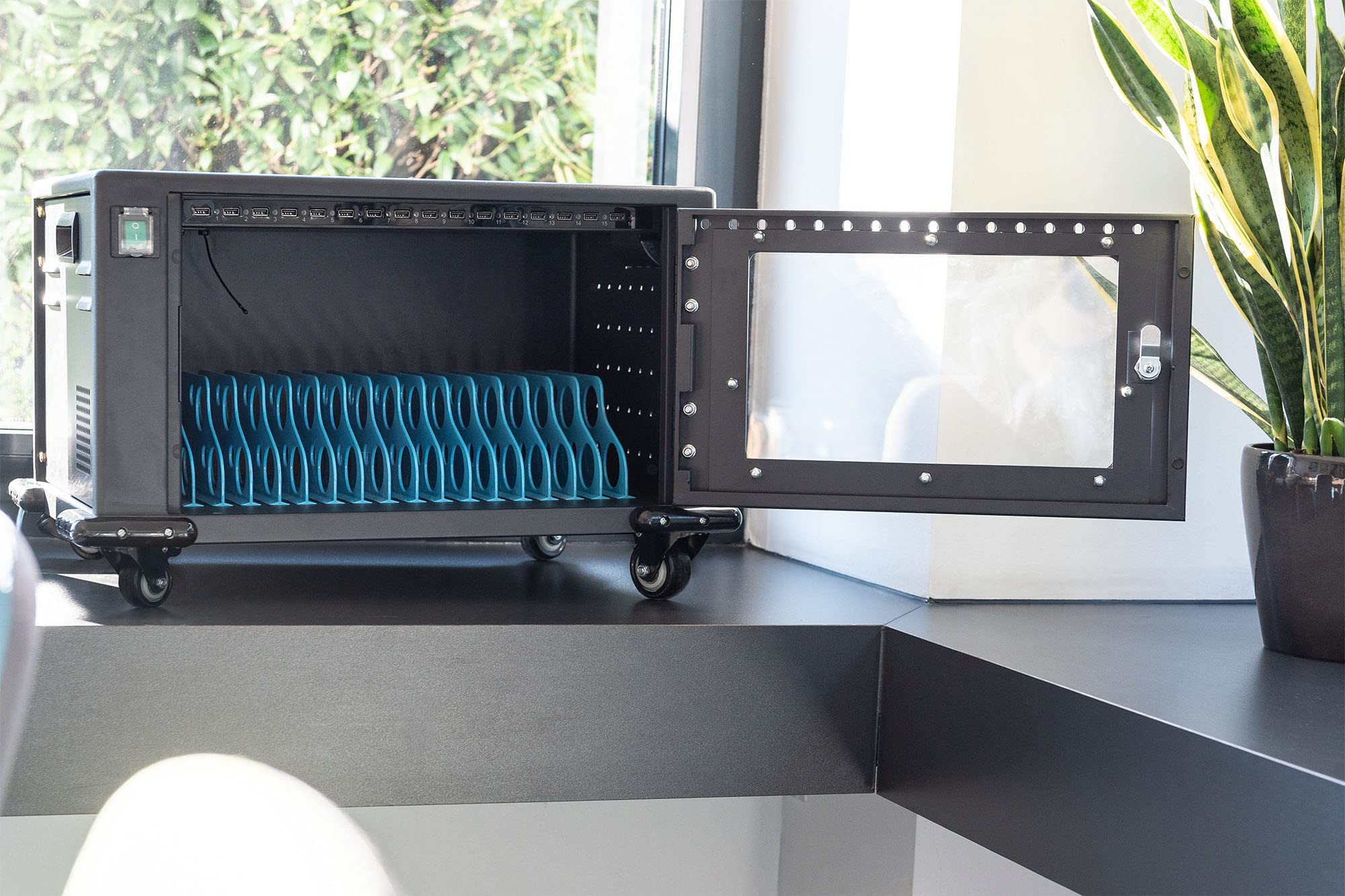 digitus-soho-ladeschrank-16x-usb-a-bis-13-zoll-schwarz image 4