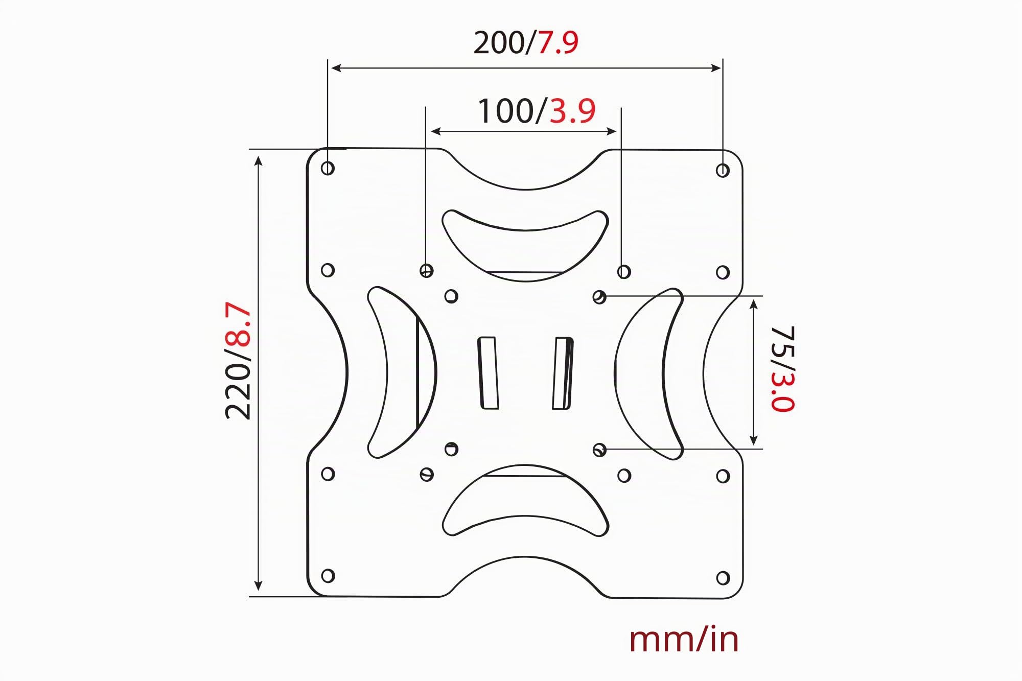 digitus-unique-monitor-wandhalterung-37-vesa-200x200-37-kg image 2