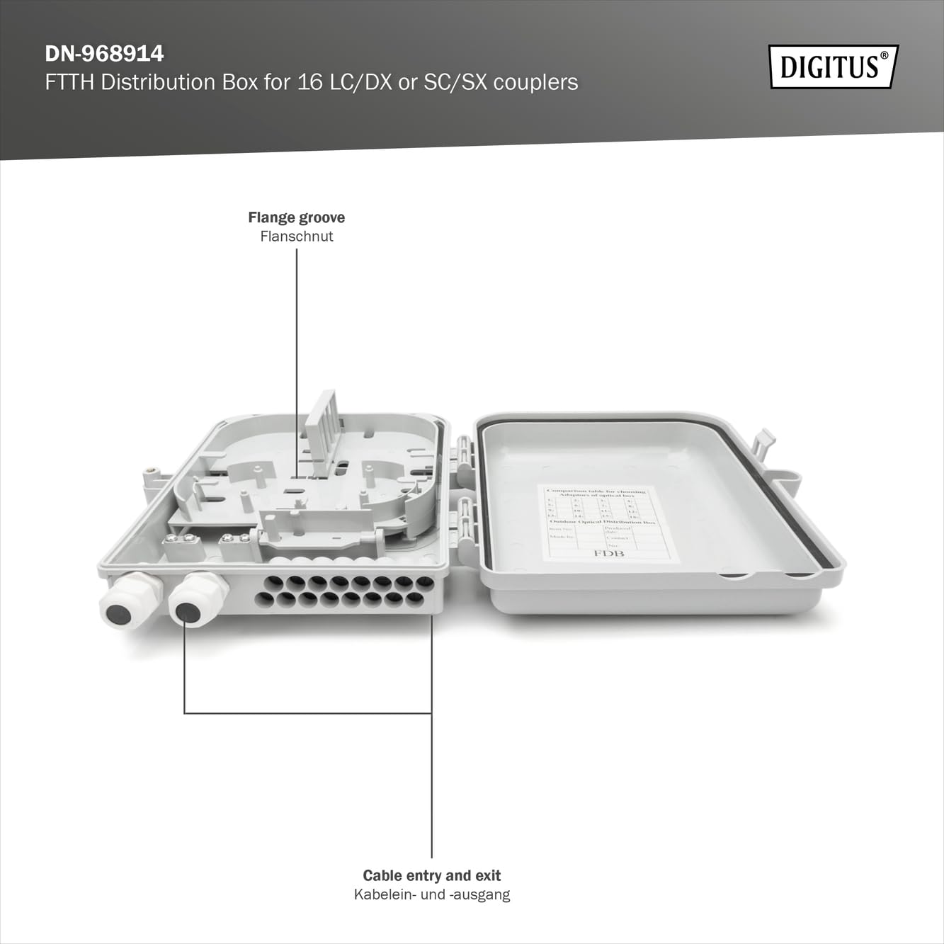 digitus-soho-slim-ftth-distributionsbox-16x-lc-dx-oder-16x-sc-sx-ip65 image 4