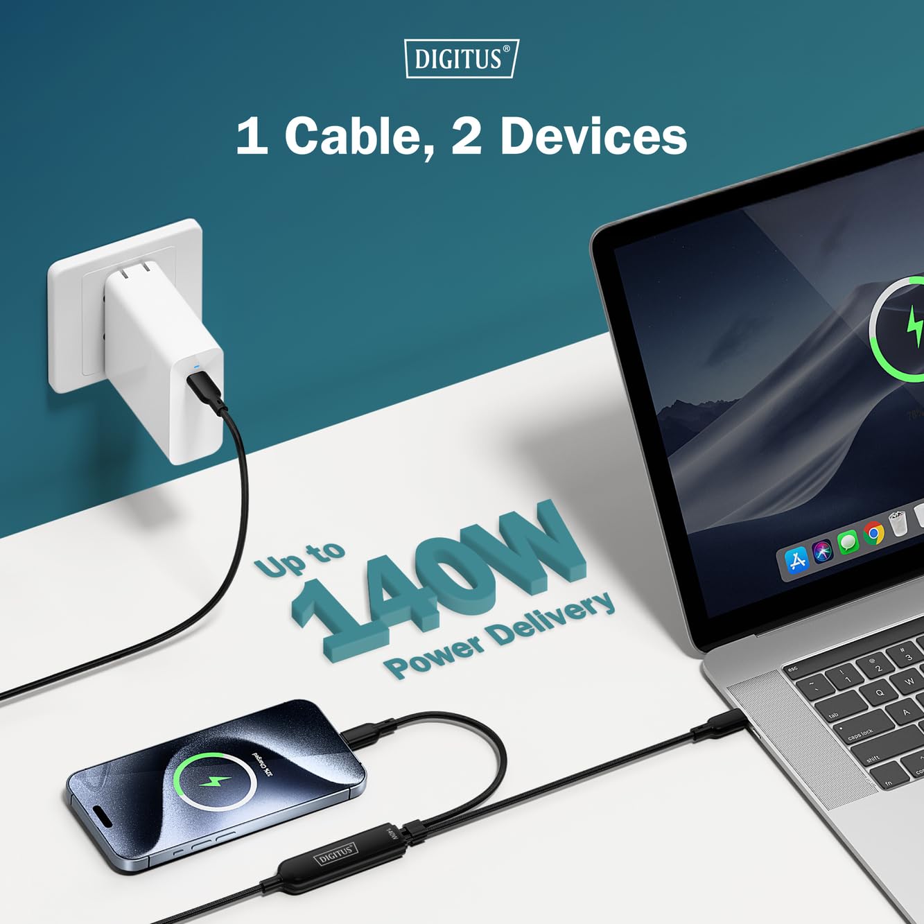 digitus-unique-2-in-1-usb-c-kabel-140w-1-8-m-schwarz image 3