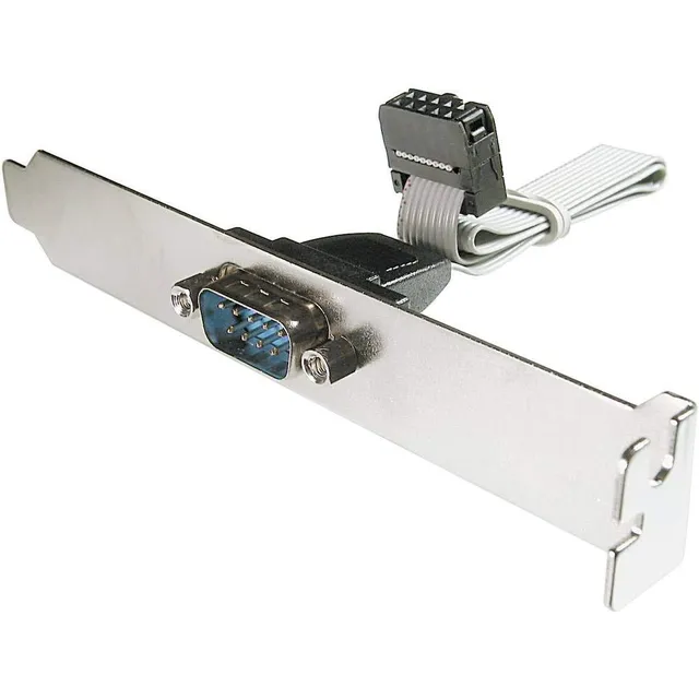 digitus-seriell-port-slotblech-d-sub-9-idc-10-pin-0-25-m image 1