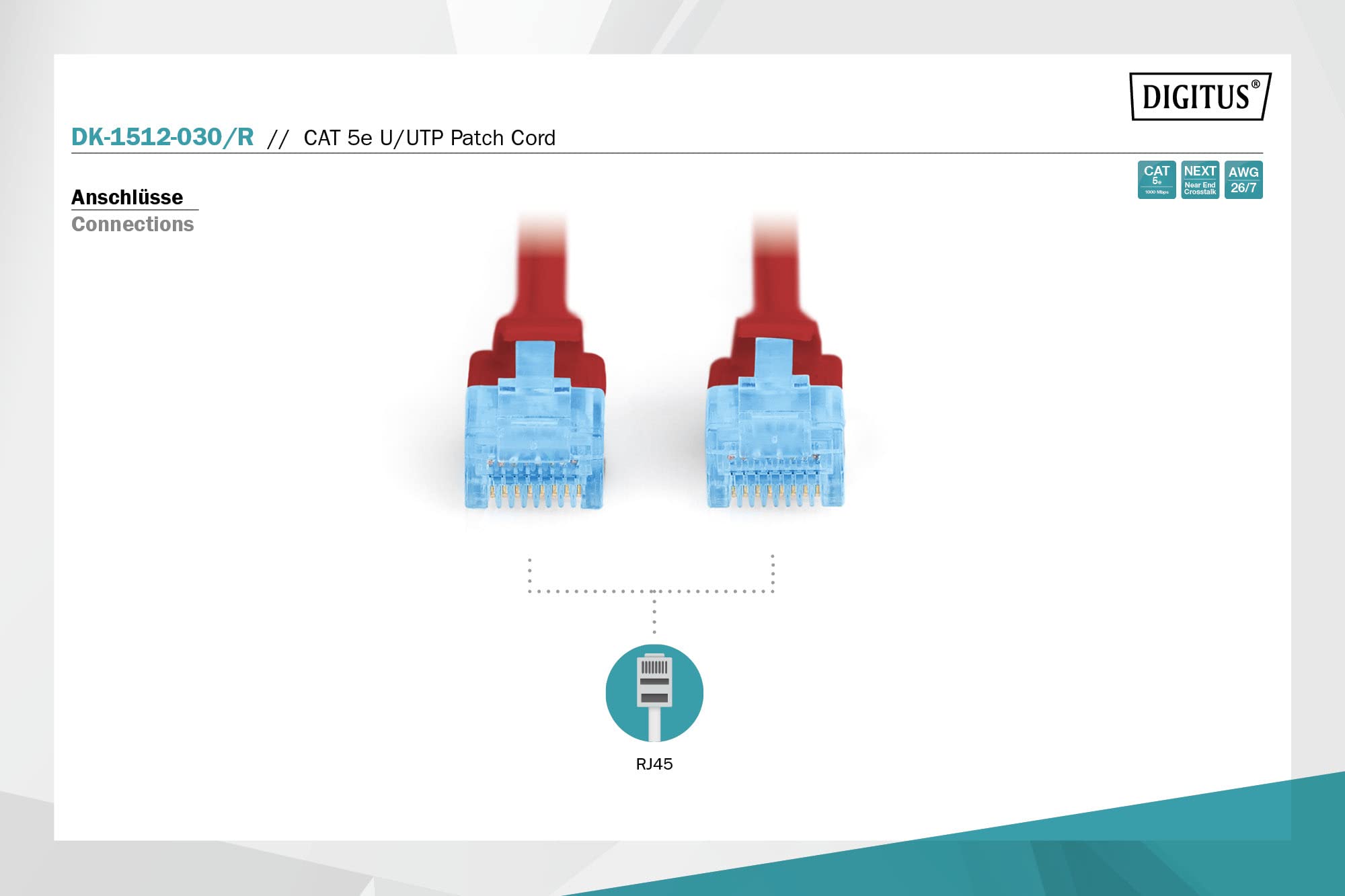 digitus-unique-lan-kabel-cat-5e-3-m-rot-u-utp image 2