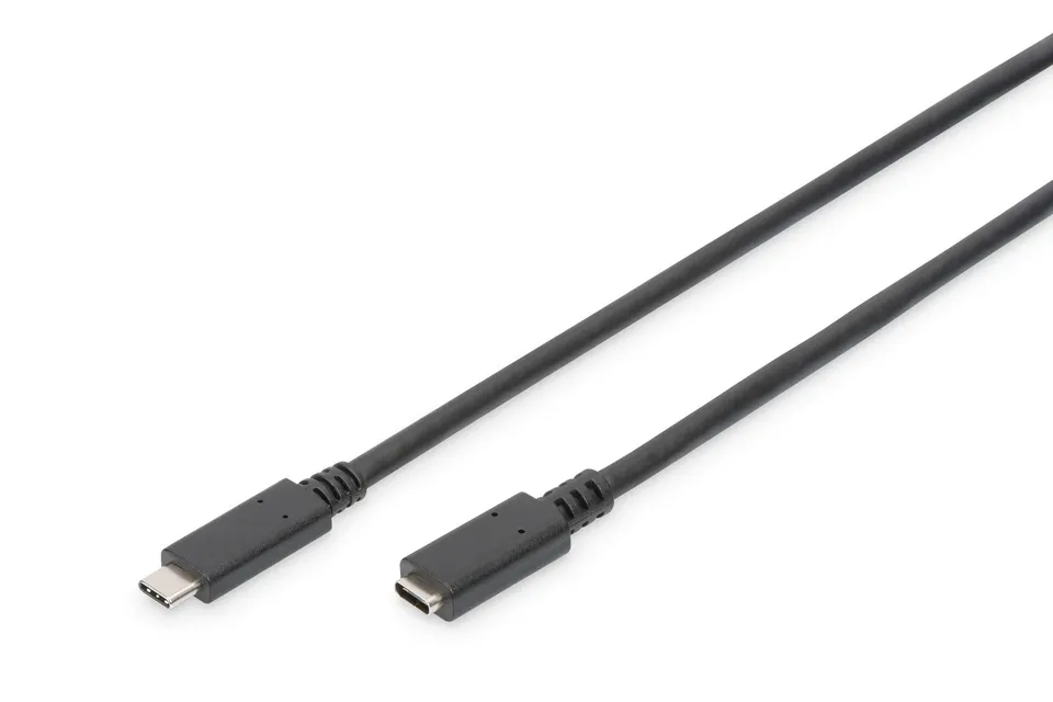 digitus-usb-2-0-verl-ngerungskabel-1-5m-usb-c-stecker-zu-buchse-60w image 1