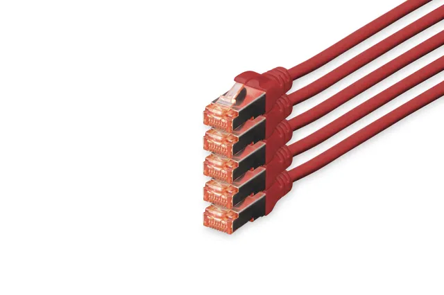 digitus-unique-dk-1644-100-r-5-cat6-s-ftp-patchkabel-10-m-rot-5er-pack image 1