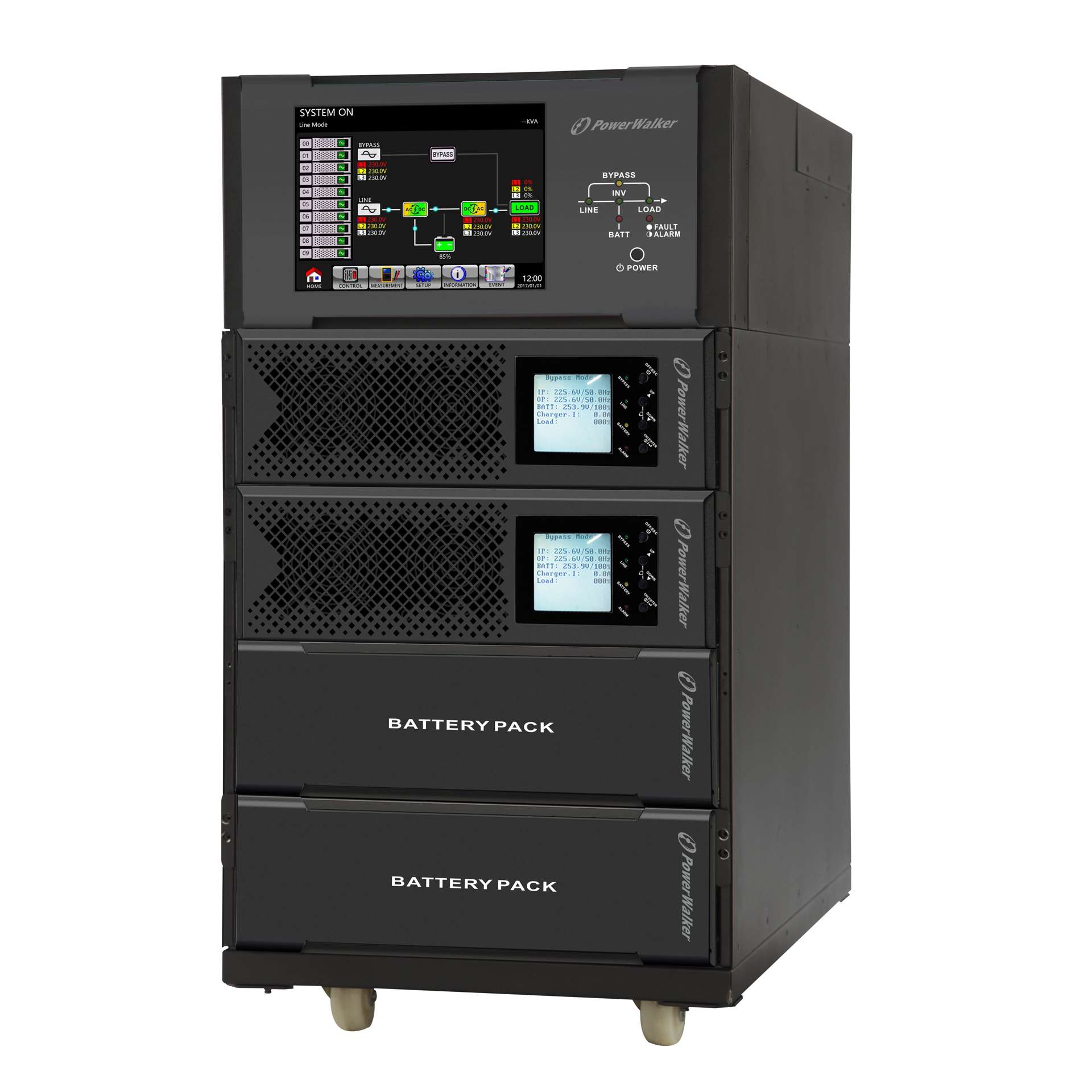 powerwalker-vfi-20k-cph-3-3-online-usv-20kva-17u-l-sung image 1