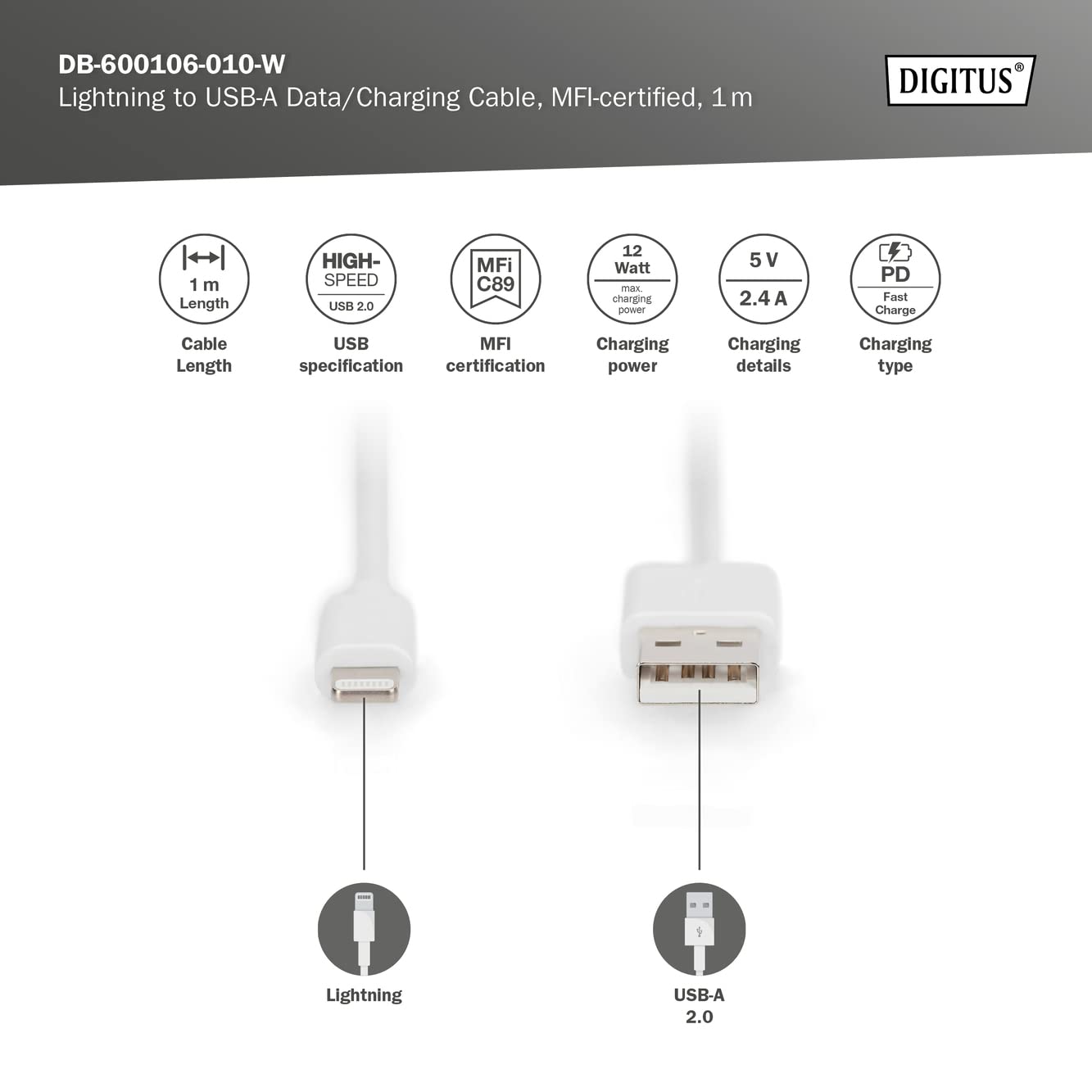 digitus-unique-lightning-ladekabel-1m-usb-a-wei-mfi image 3