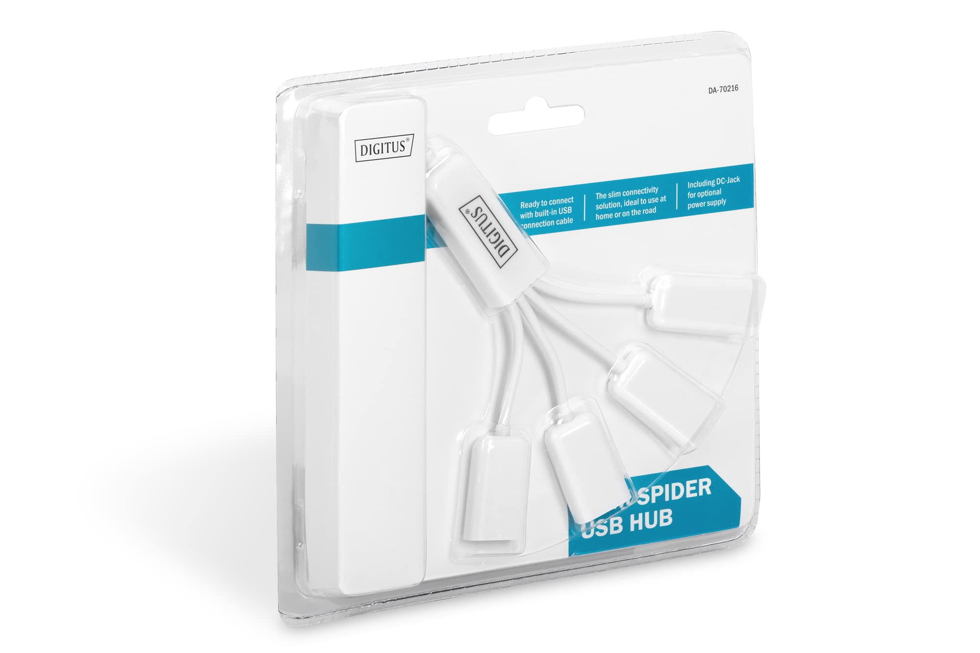 digitus-unique-spider-usb-hub-4-port-usb-2-0-wei-1-m-kabel image 7