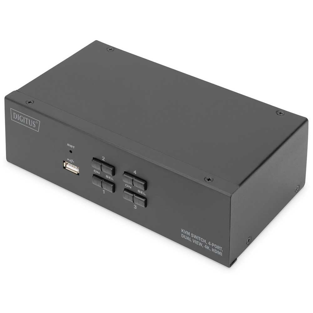 digitus-unique-kvm-switch-displayport-4-port-single-display-4k-60hz-4-pc-1-monit image 2
