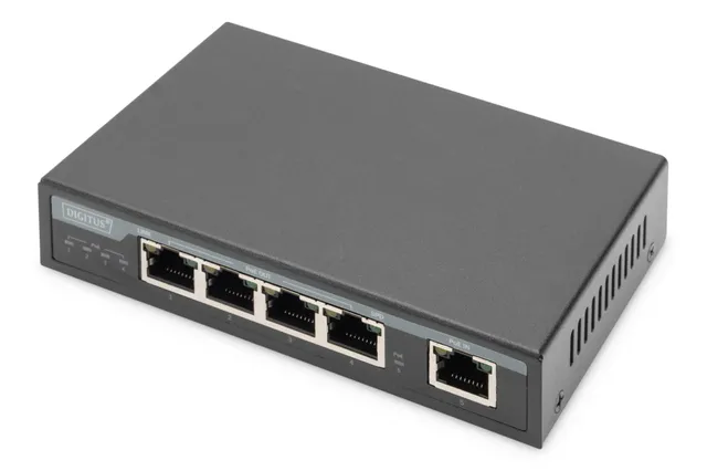 digitus-4-port-gigabit-poe-extender-60w-802-3at image 1