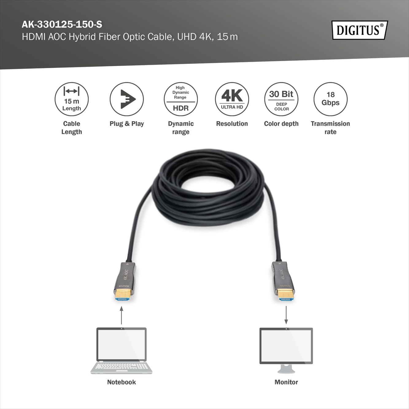 digitus-hdmi-aoc-hybrid-glasfaserkabel-15m-uhd-4k-60hz image 3