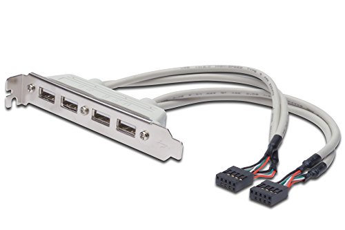 digitus-unique-usb-2-0-slotblech-4-port-beige-0-25-m image 4