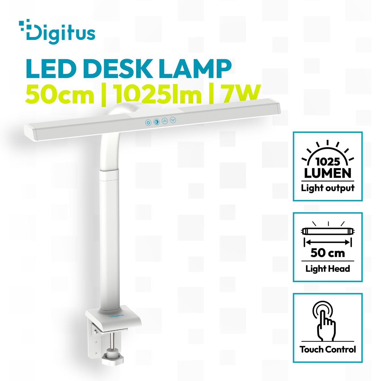 digitus-unique-led-schreibtischlampe-wei-50-cm image 2