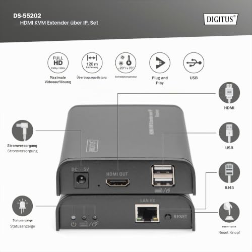 digitus-unique-hdmi-kvm-extender-full-hd-1080p-60-hz-bis-120-m-ber-lan-kabel image 8