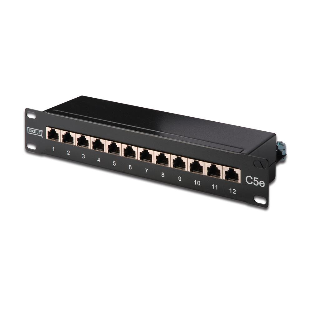 digitus-soho-cat5e-patchpanel-8-ports-rj45-10-zoll-1he-ungeschirmt-schwarz image 8