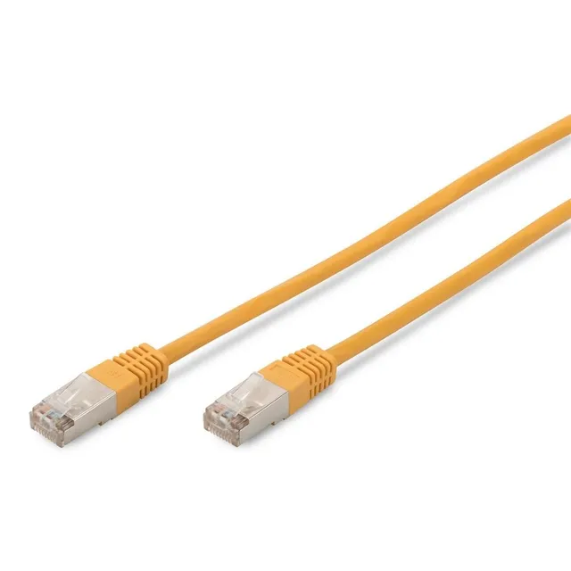 digitus-lan-kabel-cat-5e-0-5-m-gelb-sf-utp-1-gbit-s image 1