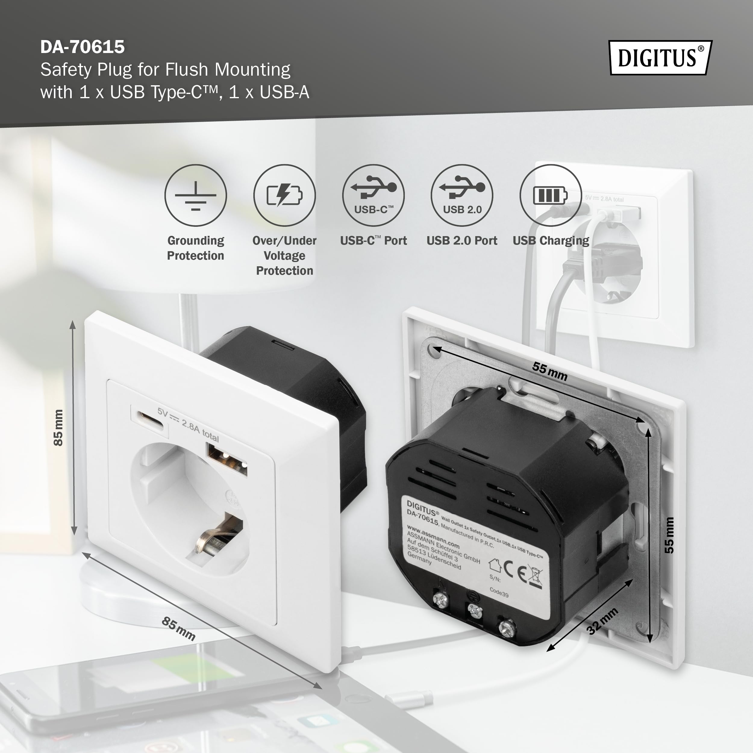 digitus-unique-unterputz-steckdose-usb-a-usb-c-wei-1-st-ck image 4
