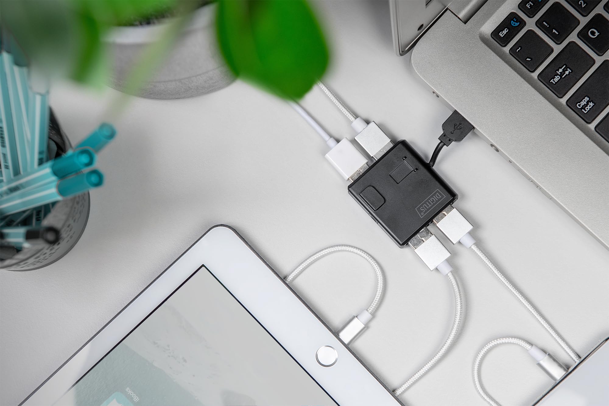 digitus-unique-usb-hub-4-port-usb-2-0-480-mbit-s-schwarz image 8